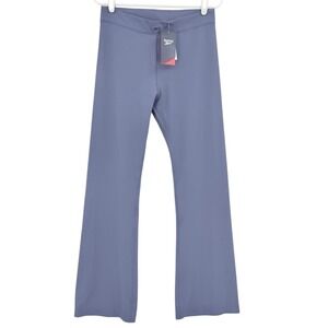 NWT Reebok Women Rib Flare Tight Twilight Purple Lightweight Training Pants Sz L